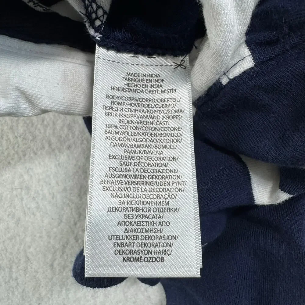 Ralph Lauren 12M Baby Striped Cotton Jersey Rugby Coverall Classic Polo